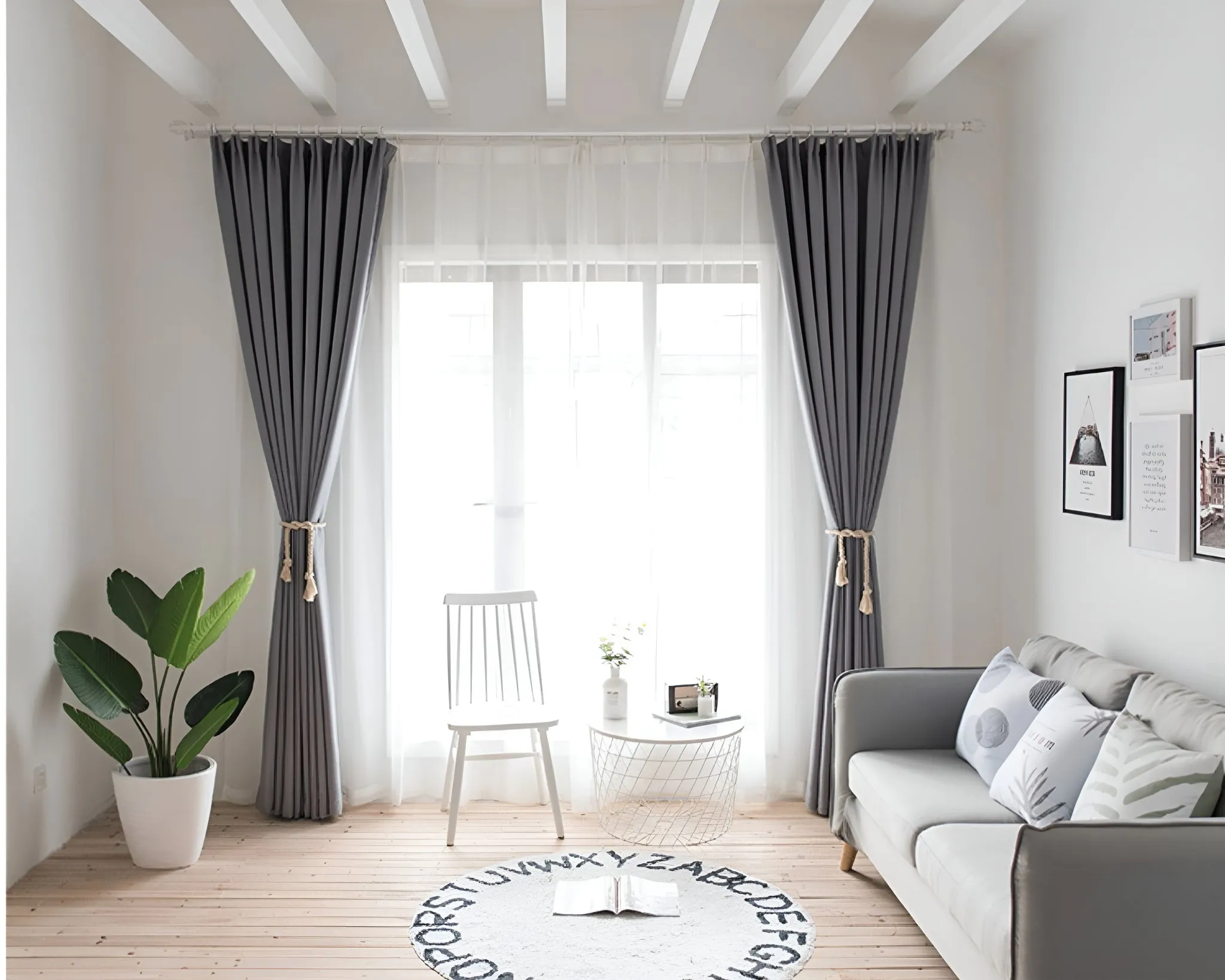 Kenley Two-Layer Room-Darkening Blackout Custom Curtain