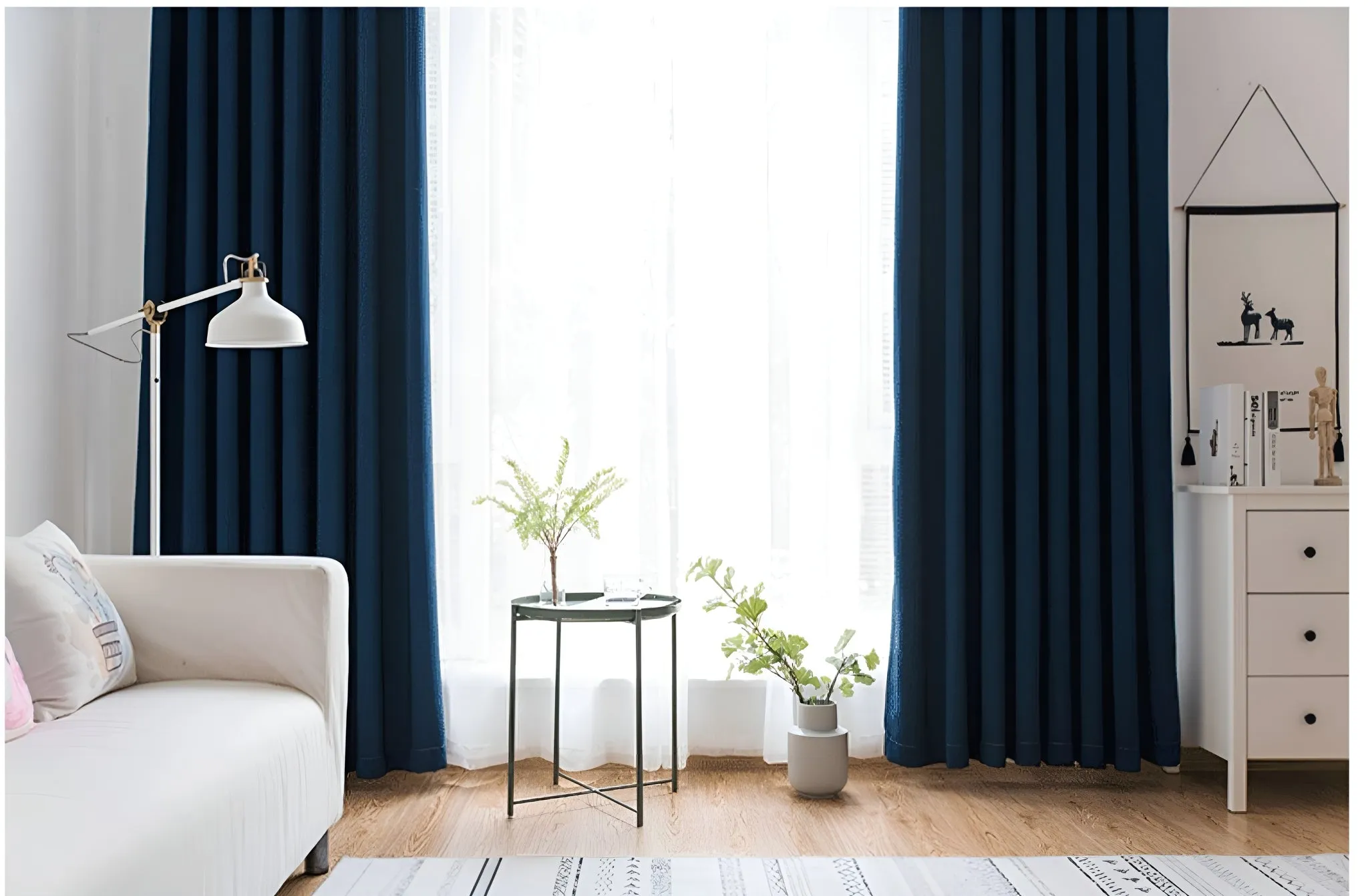 Kenley Two-Layer Room-Darkening Blackout Custom Curtain