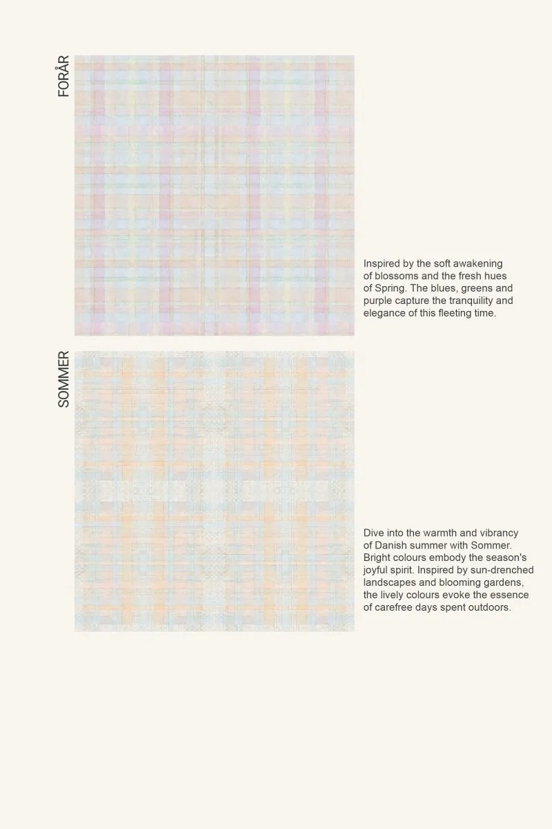 Large Scarf - Watercolour Plaid