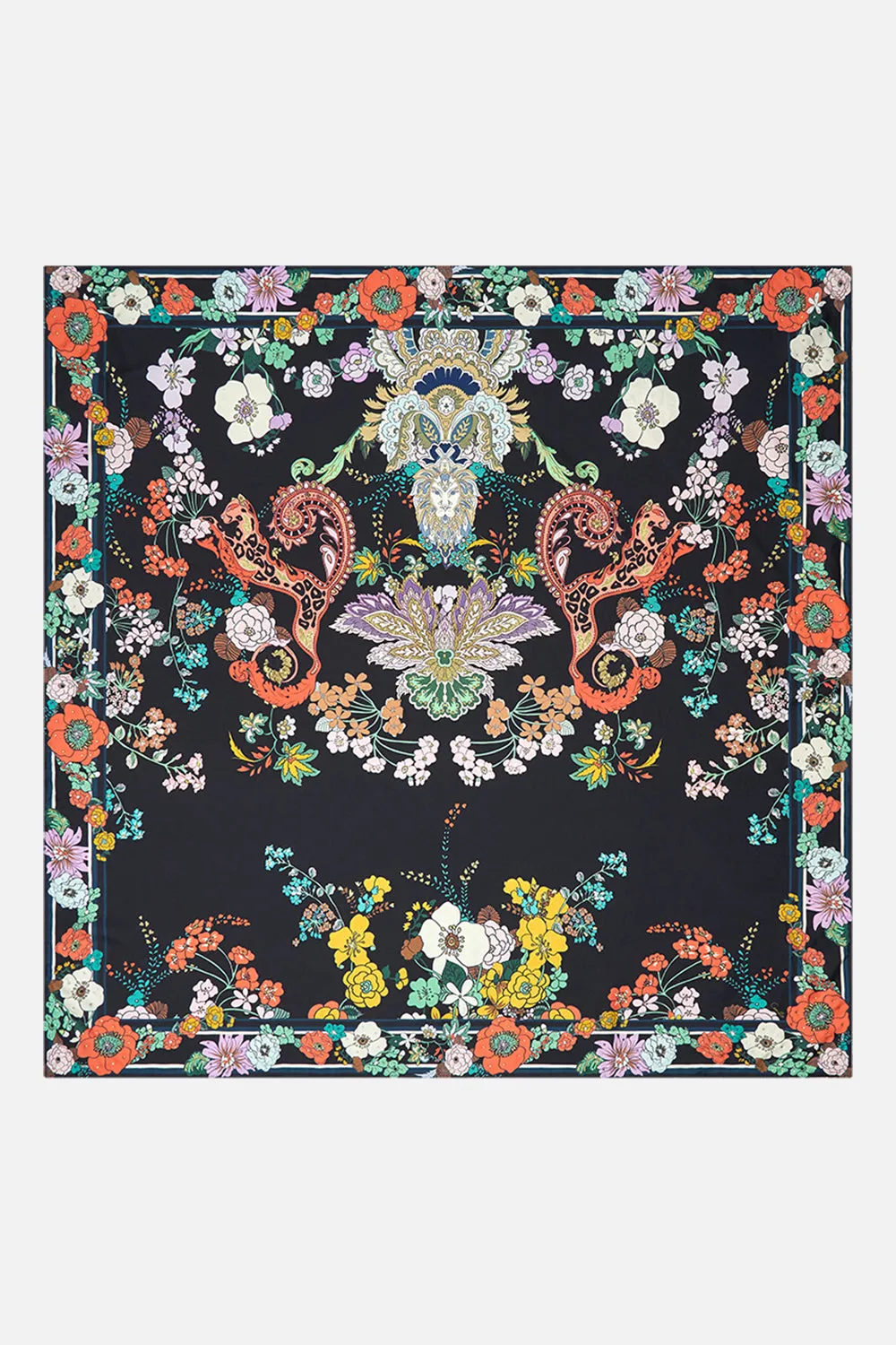 LARGE SQUARE SCARF WE WORE FOLKLORE
