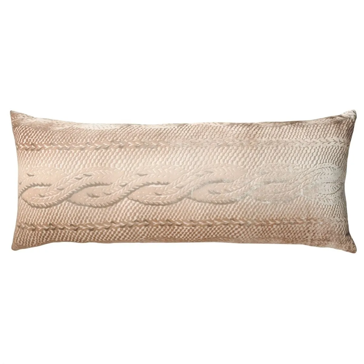 Latte Cable Knit Decorative Pillows by Kevin O'Brien Studio