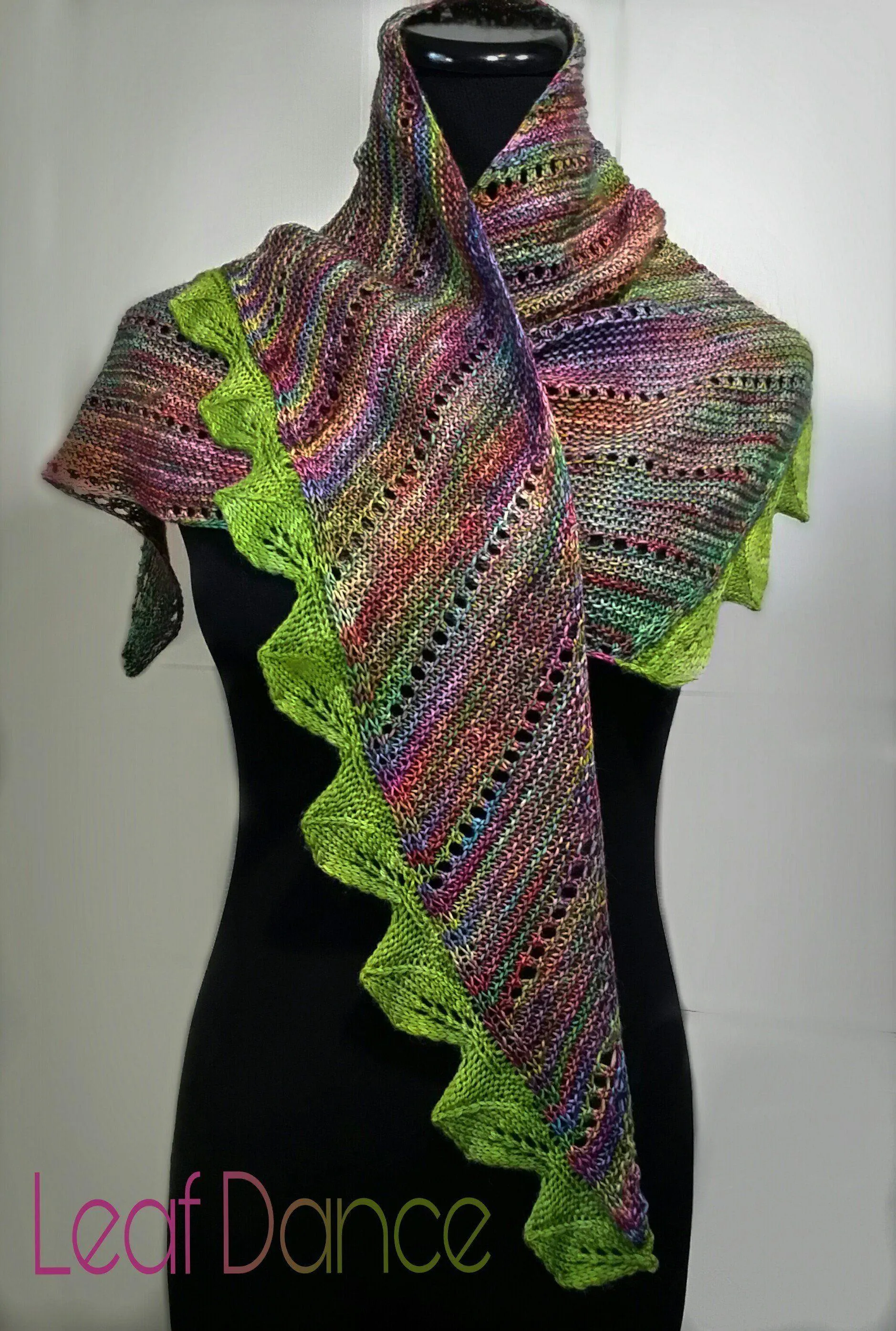 Leaf Dance Shawl Pattern