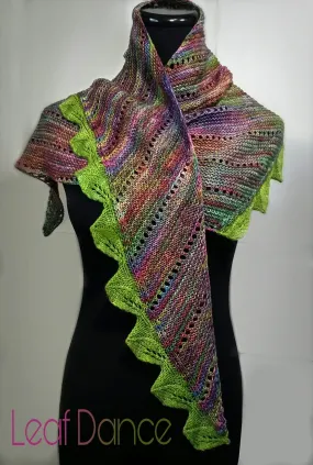 Leaf Dance Shawl Pattern