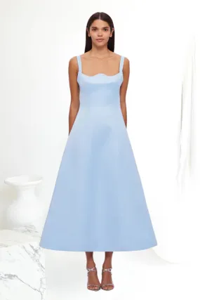 LEO LIN Odette Midi Dress (Sky Blue)