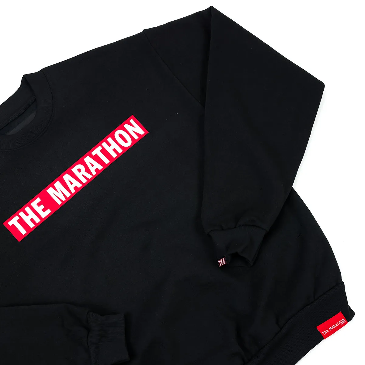 Limited Edition Marathon Bar Crewneck - Black