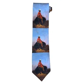 Limited-Edition Rocky Mountain Man Silk Tie by Charles Deas