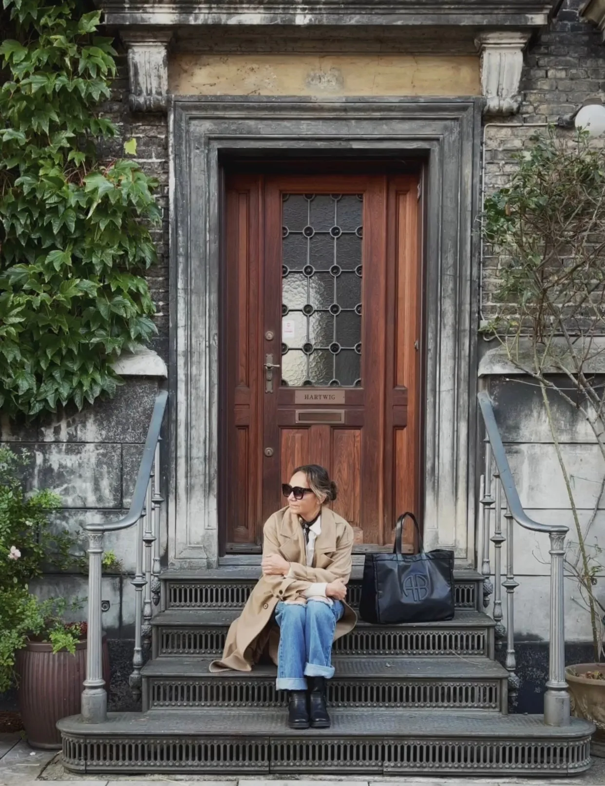 LINED TRENCH COAT - CAMEL