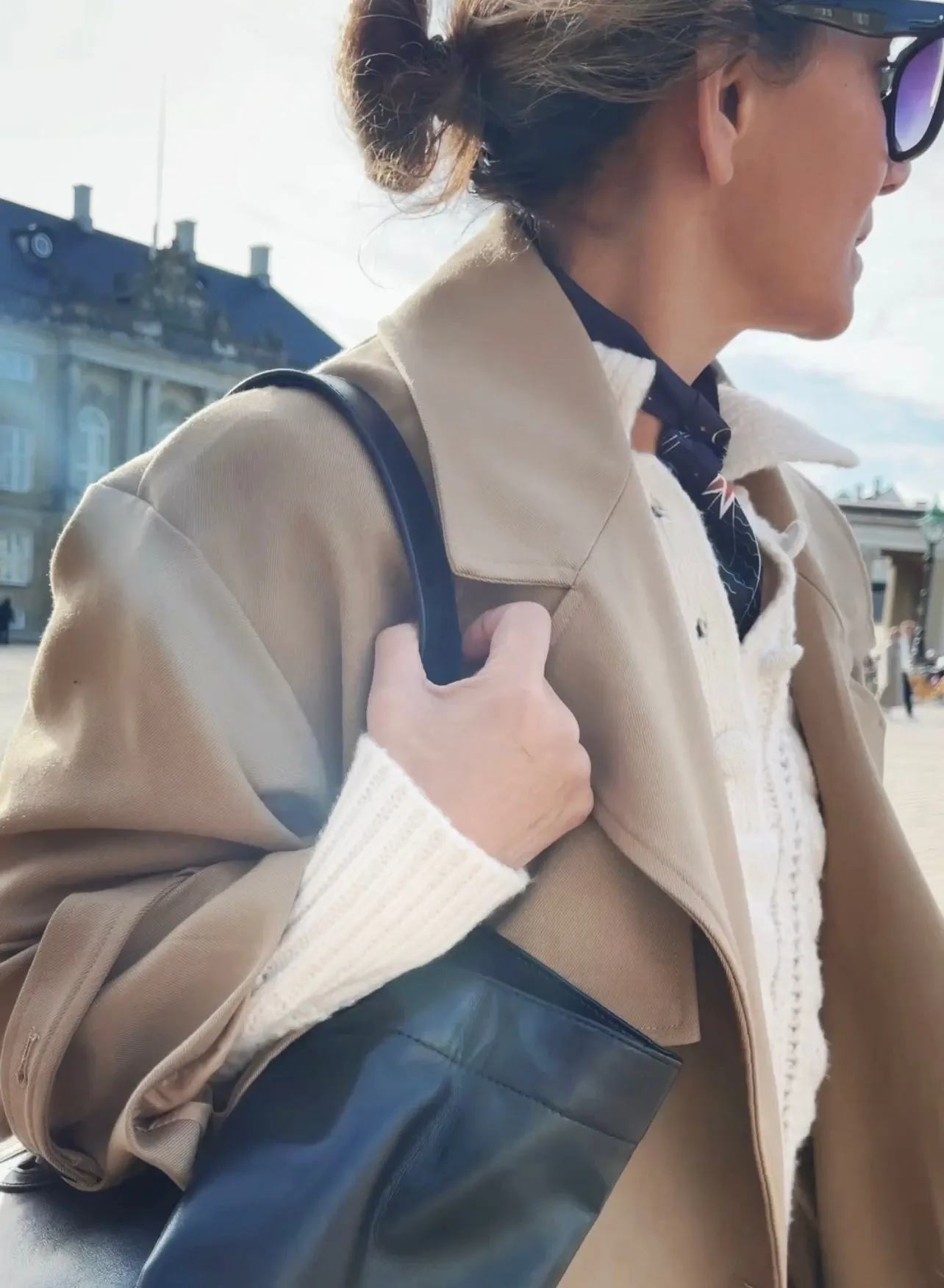 LINED TRENCH COAT - CAMEL