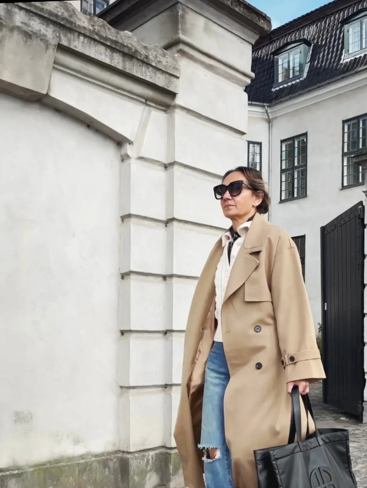 LINED TRENCH COAT - CAMEL