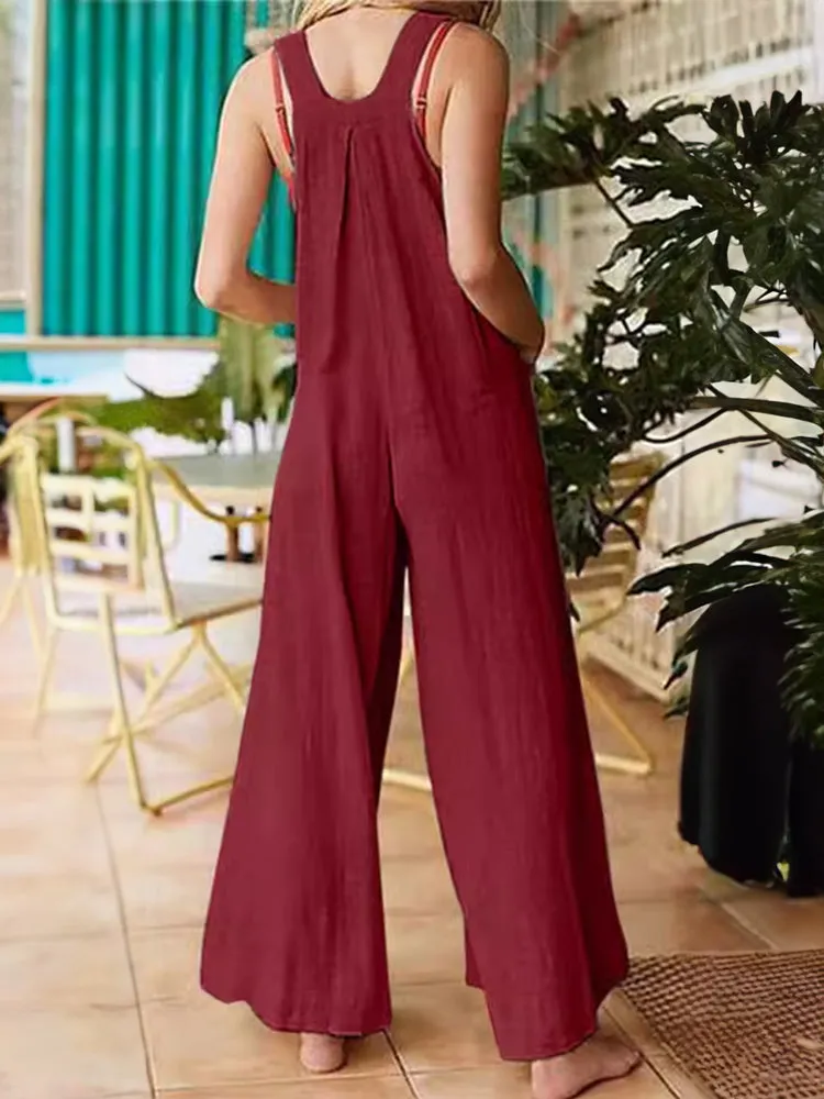 Linen Summer Jumpsuit
