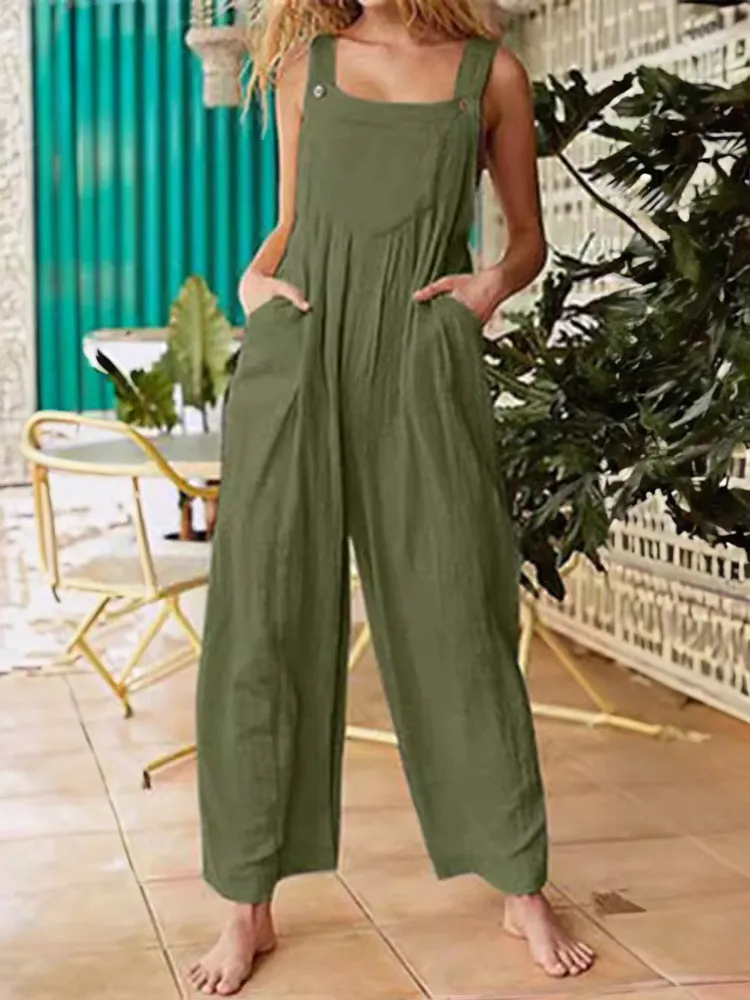 Linen Summer Jumpsuit