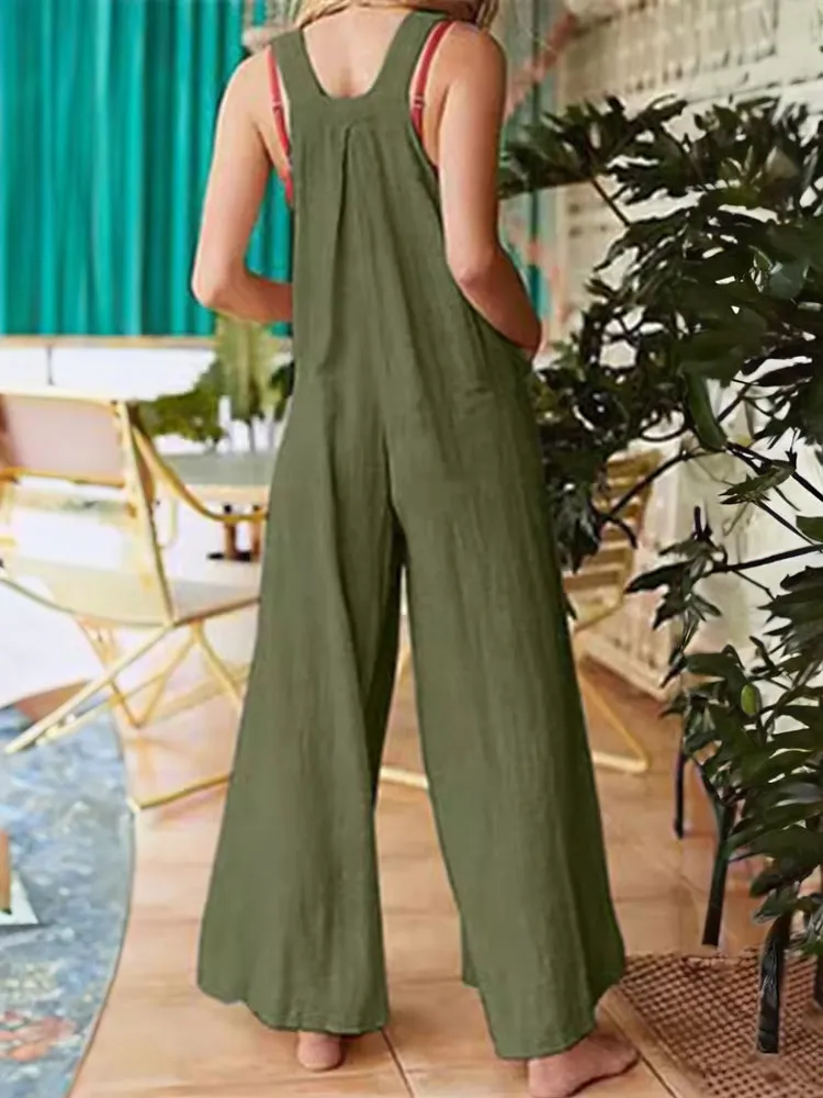 Linen Summer Jumpsuit