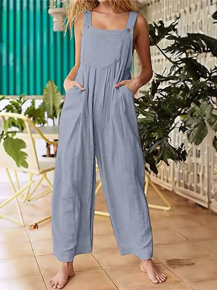 Linen Summer Jumpsuit