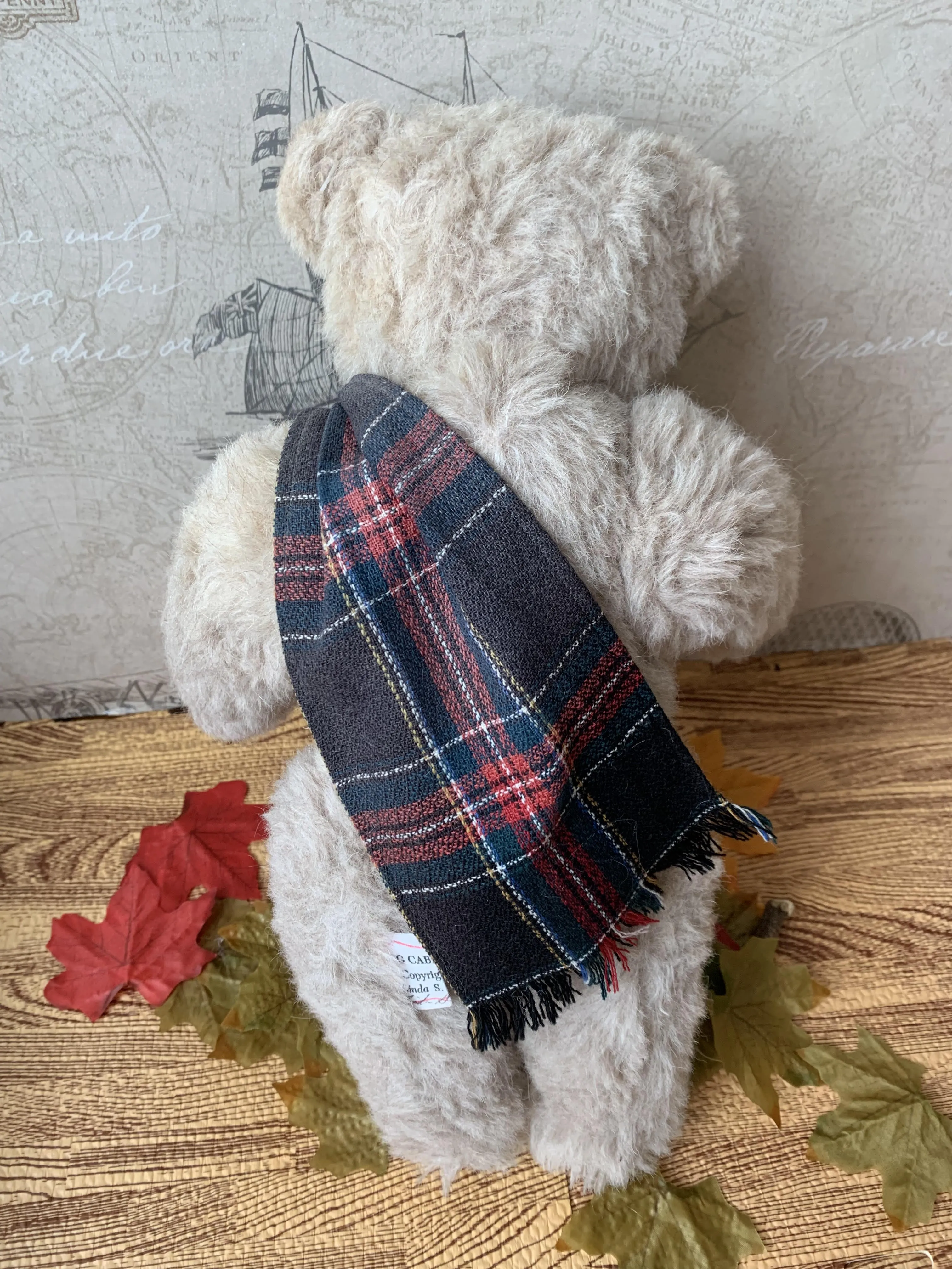Log Cabin Bear - signed by Linda S Stafford 1993 (Limited Edition 20/25)