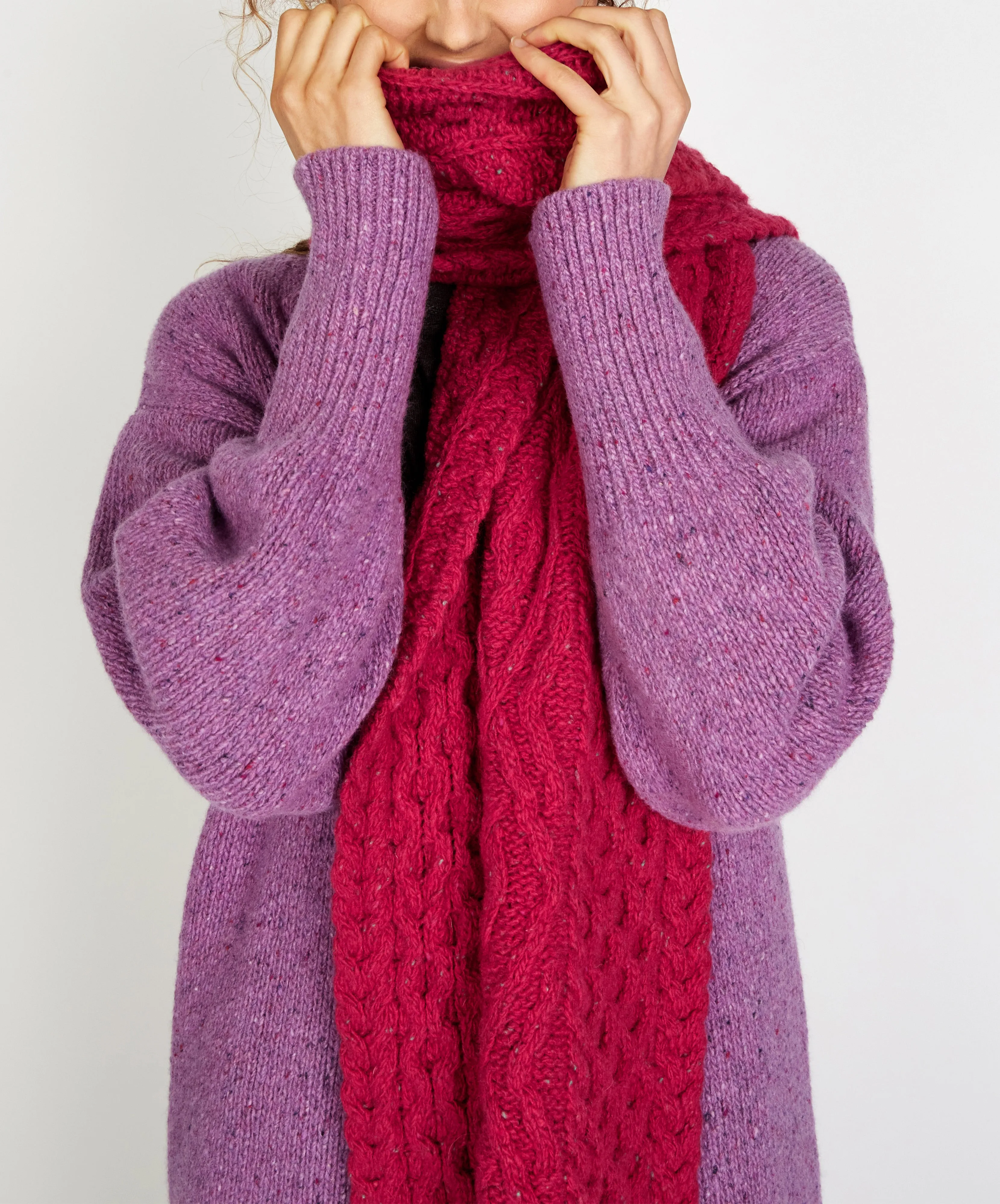 Lombard Diamond Scarf Bramble Berry