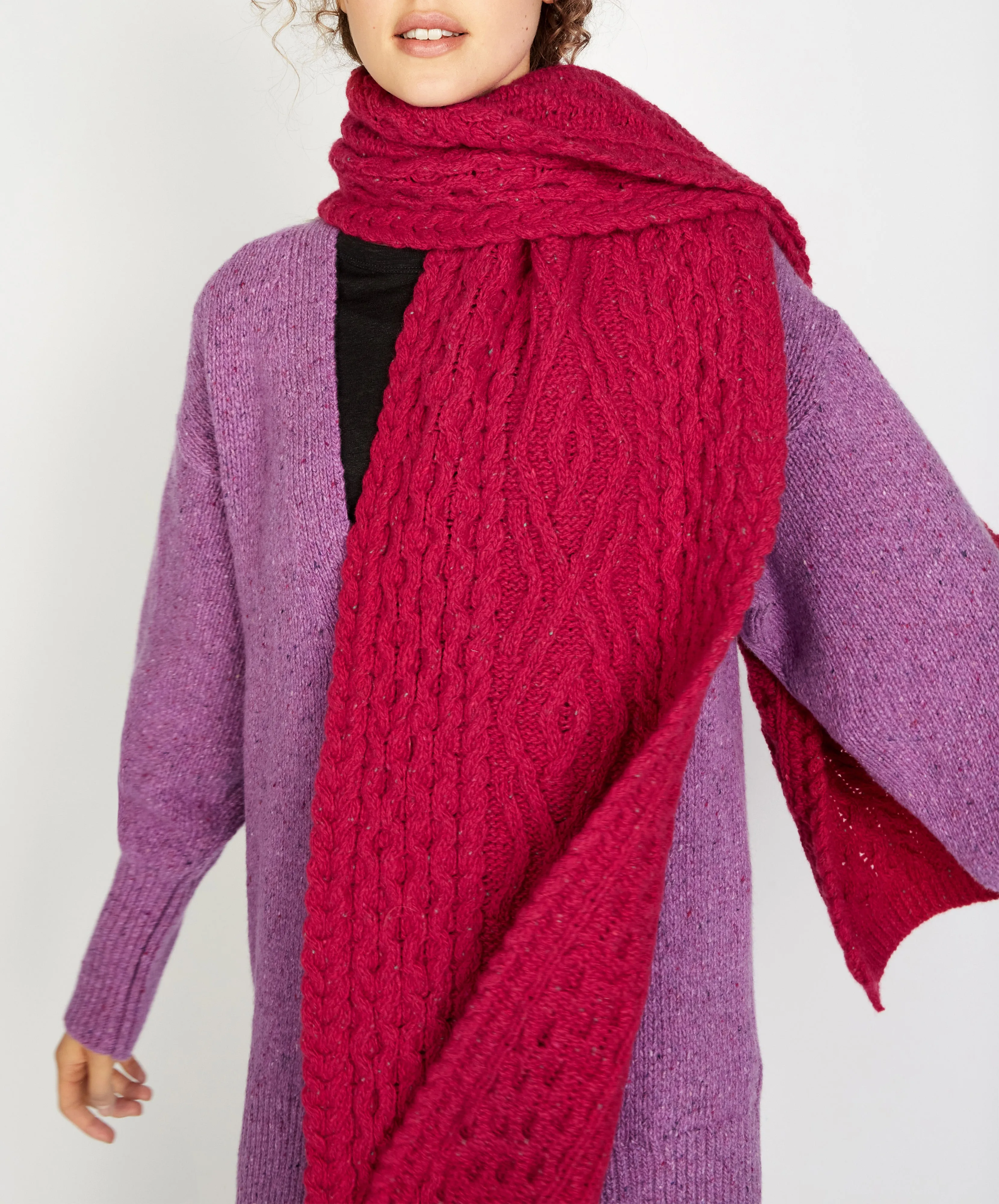 Lombard Diamond Scarf Bramble Berry