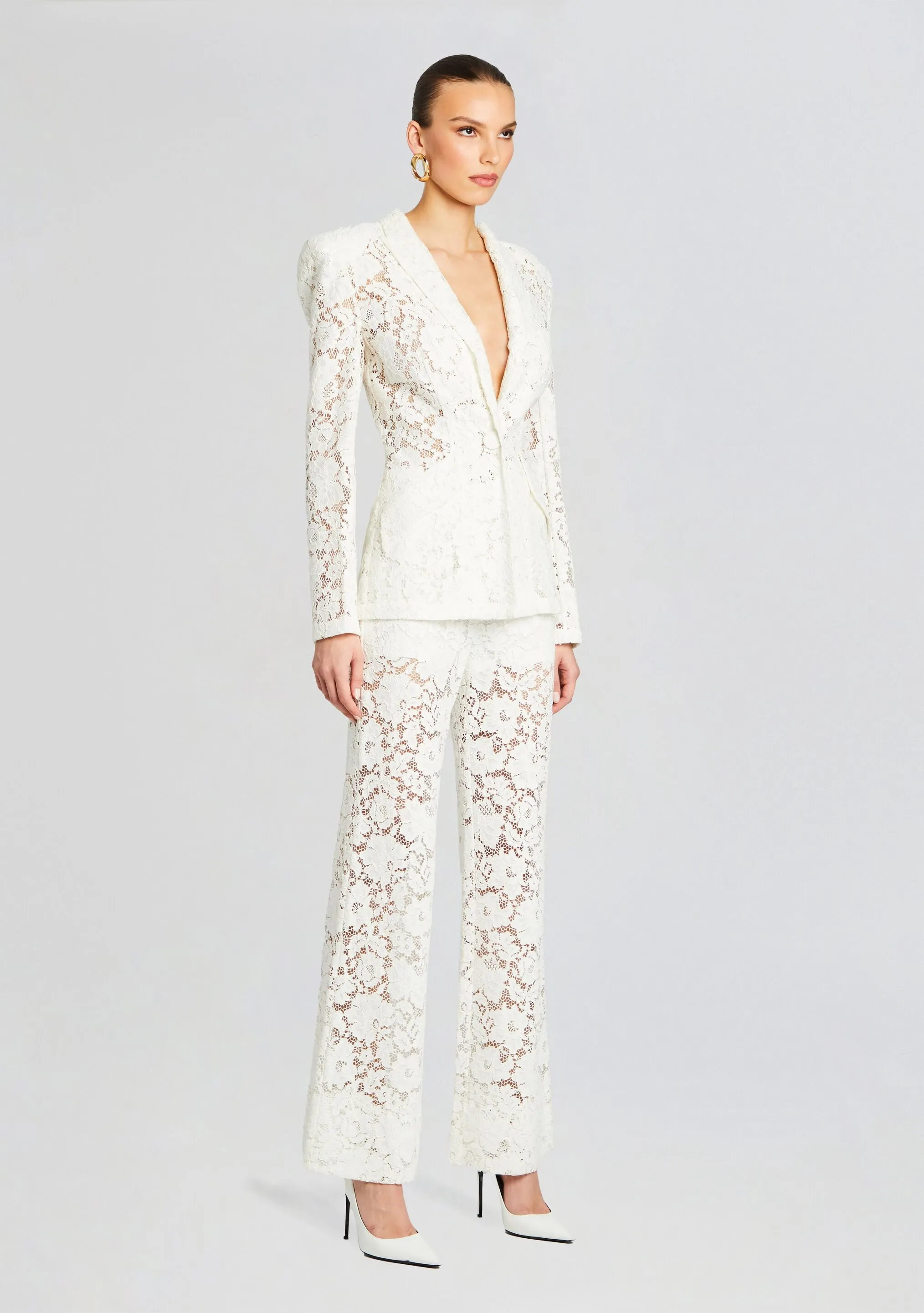 London Lace Flared Pants