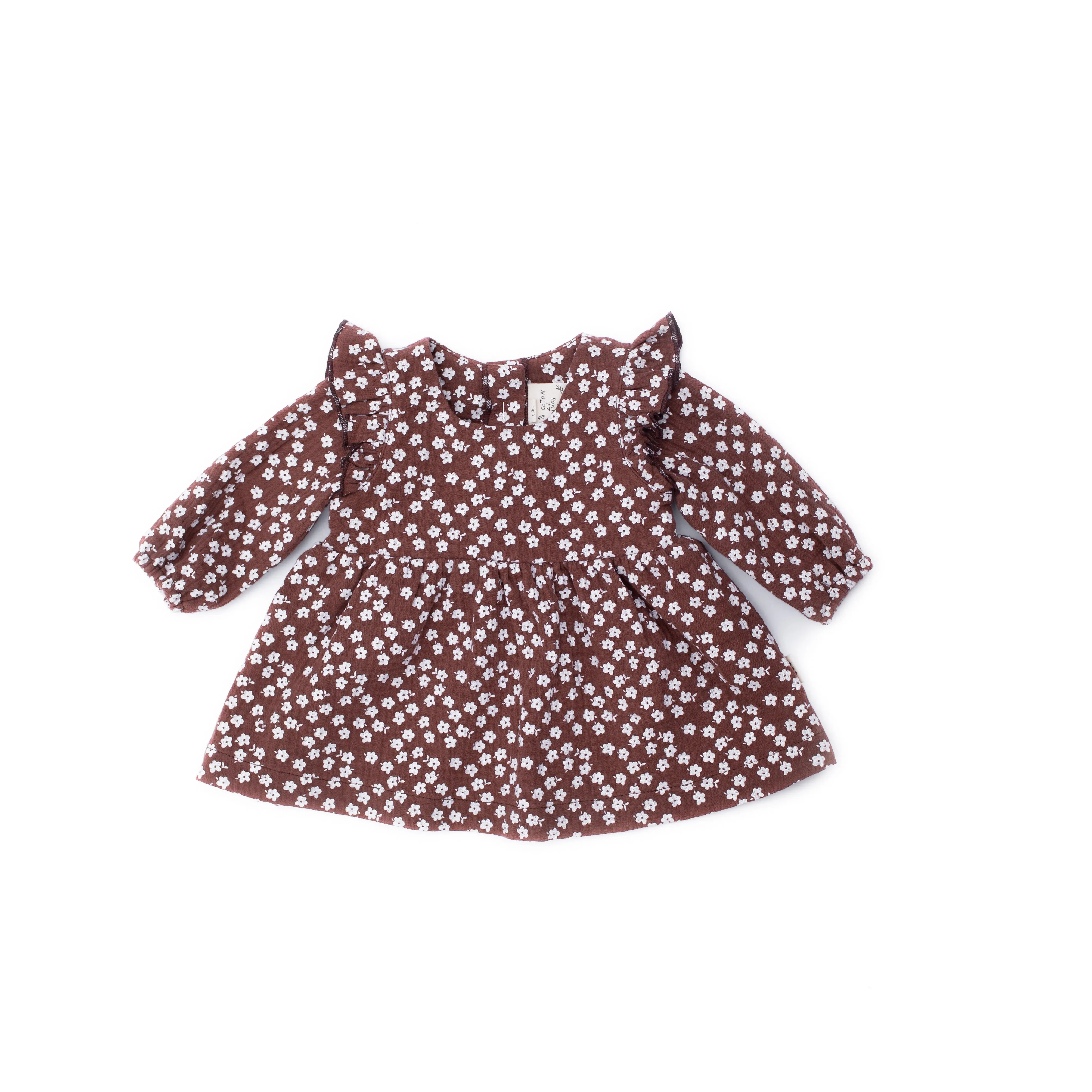 Longsleeve ruffle dress - Noemie