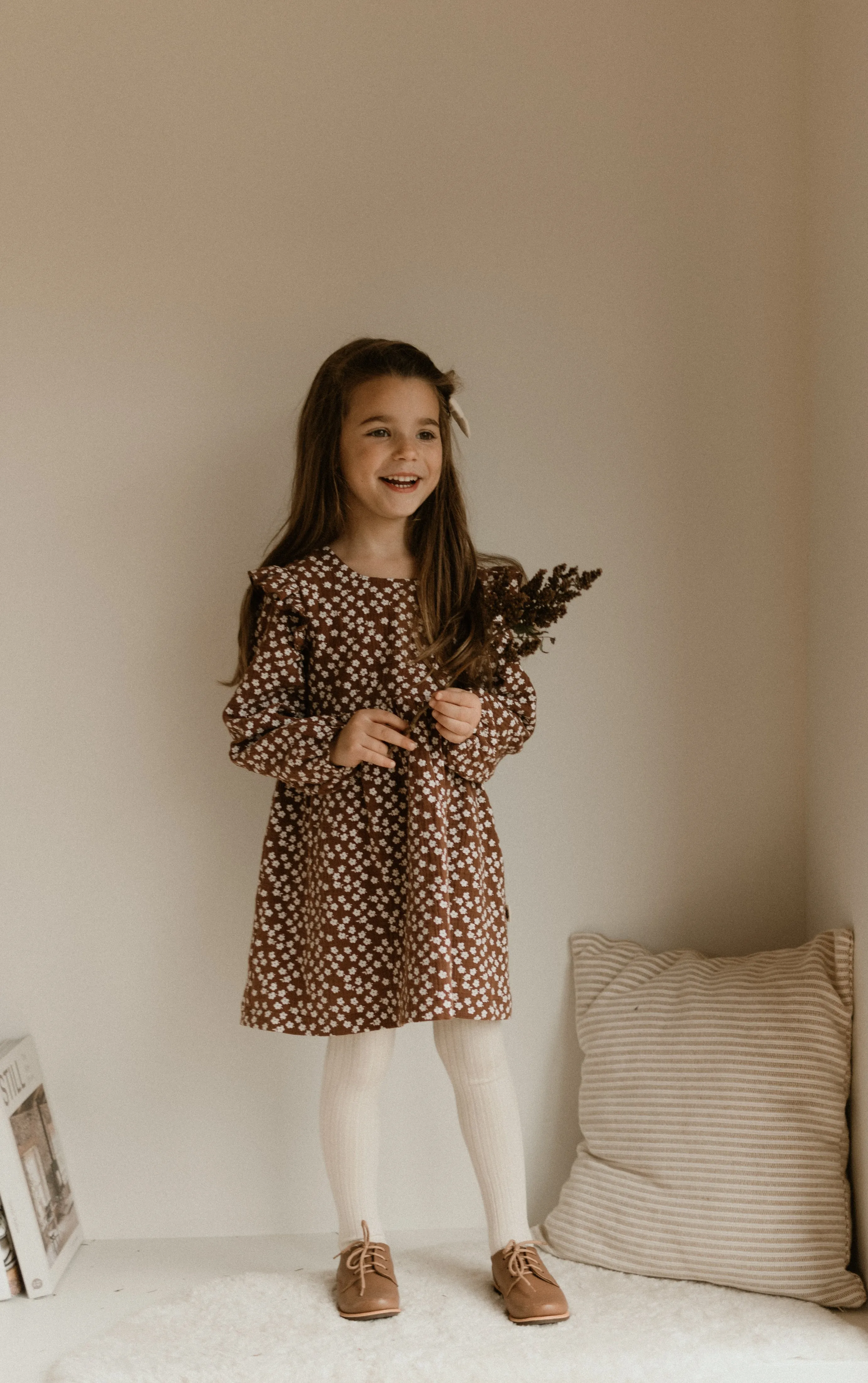 Longsleeve ruffle dress - Noemie