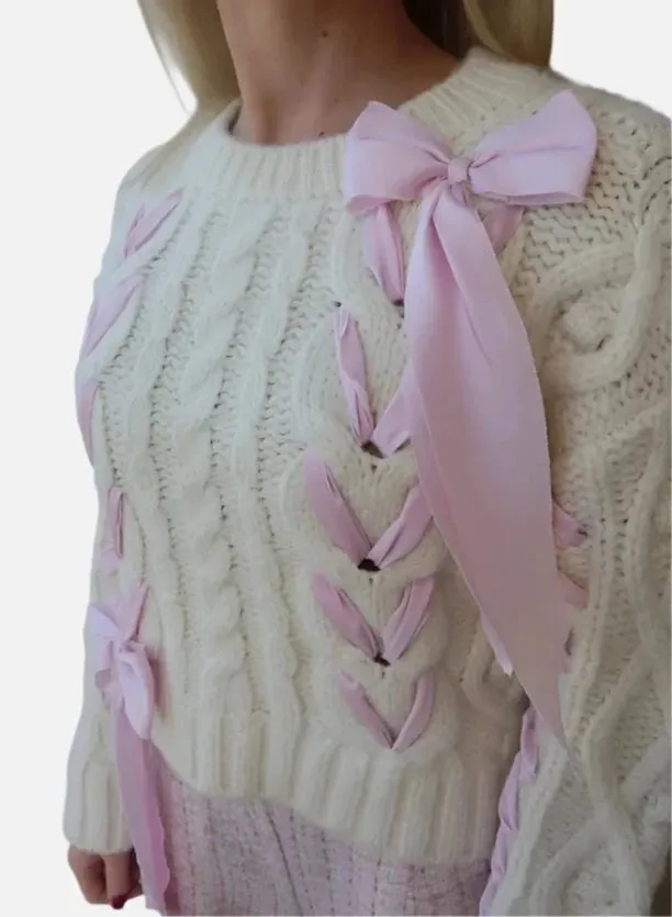 Love Shack Fancy Parson Pullover Sweater