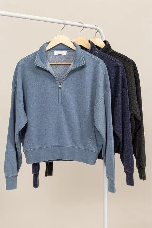 Lucy Half Zip Pullover