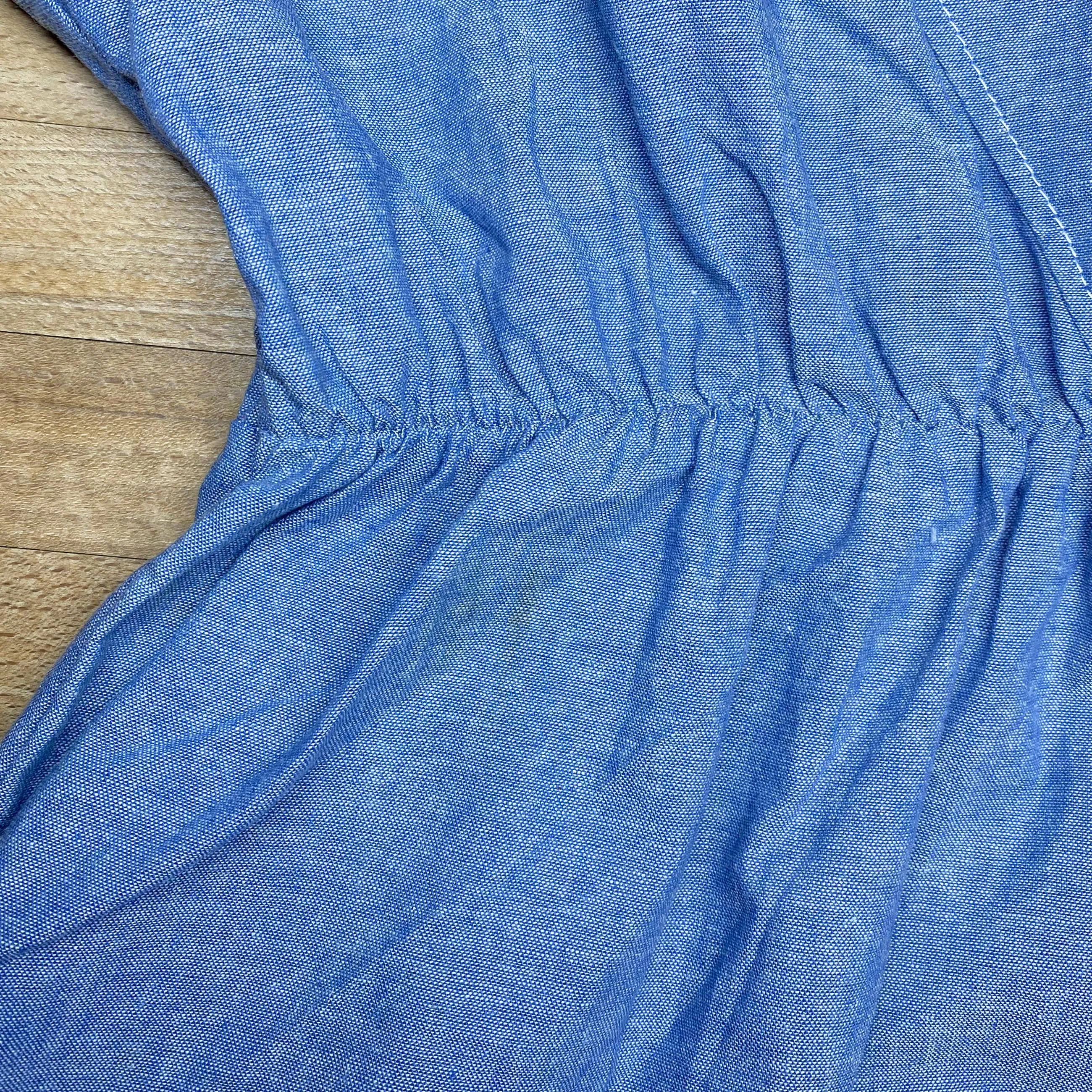 Med-Lrg 80s Chambray Devil Brigade Jumpsuit