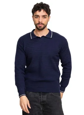 Medieval Blue F-Z- Polo Neck Pullover