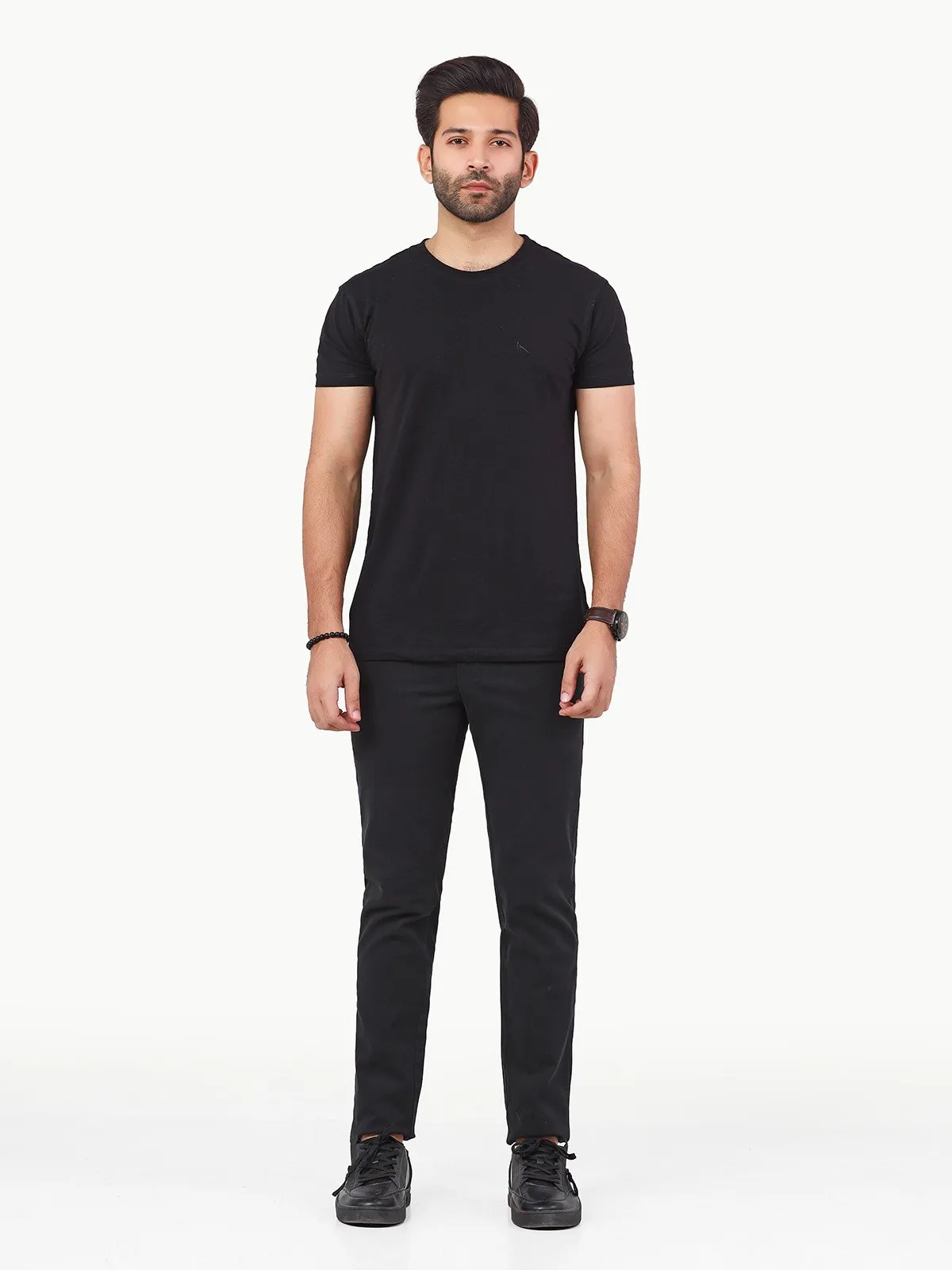 Men's Black Chino Pant - EMBCP22-014