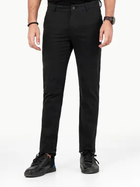 Men's Black Chino Pant - EMBCP22-014