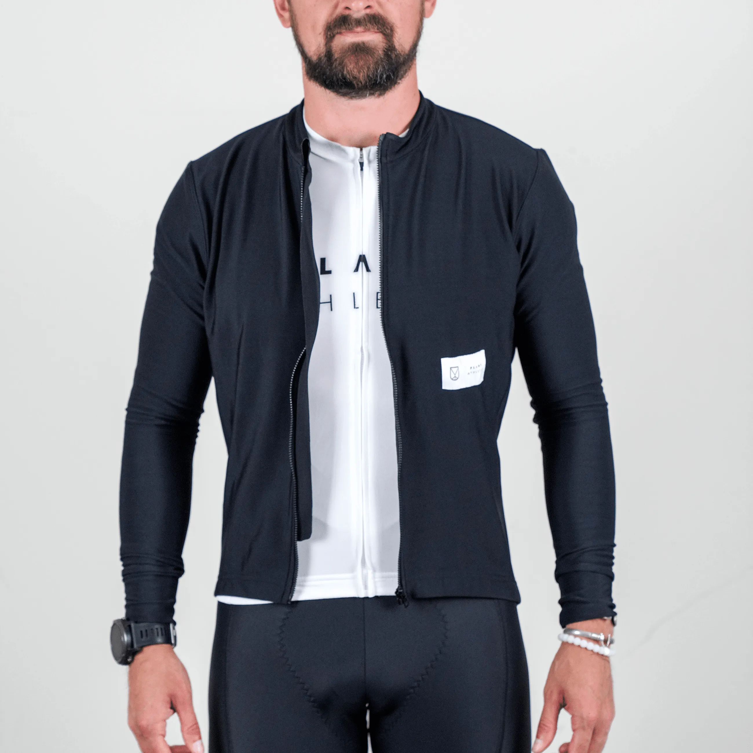 Men's Cycling Tech Fleece / Black