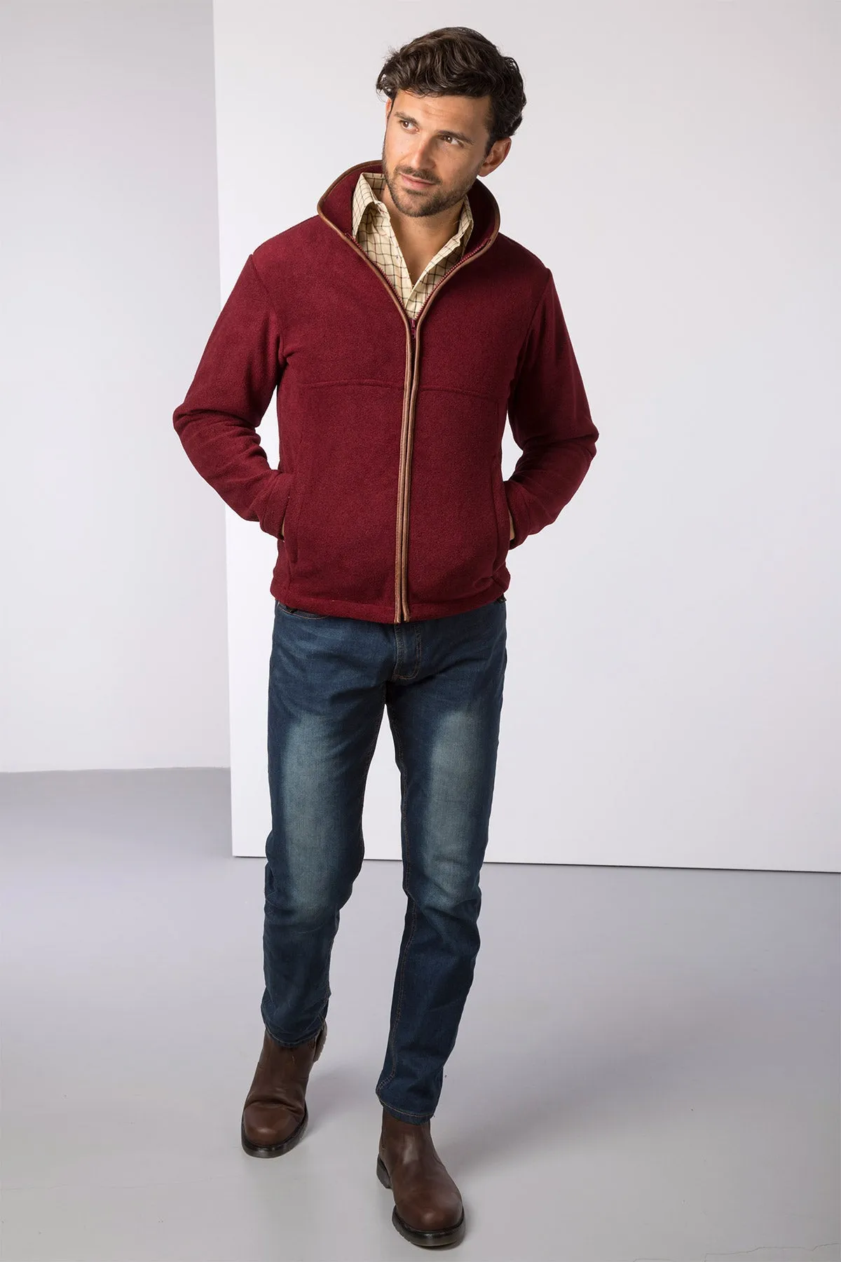 Mens Fleece Jacket - Harpham