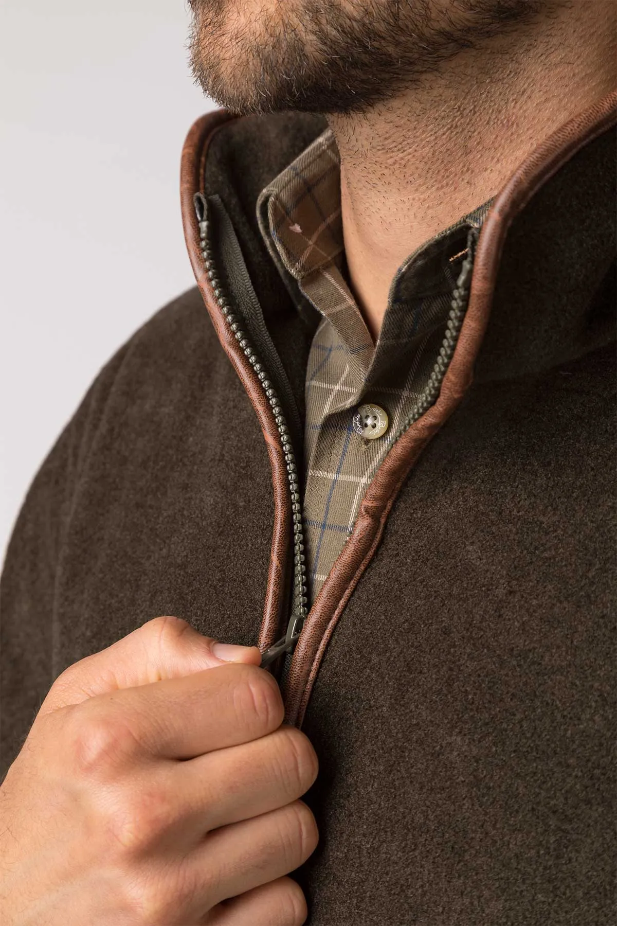 Mens Fleece Jacket - Harpham