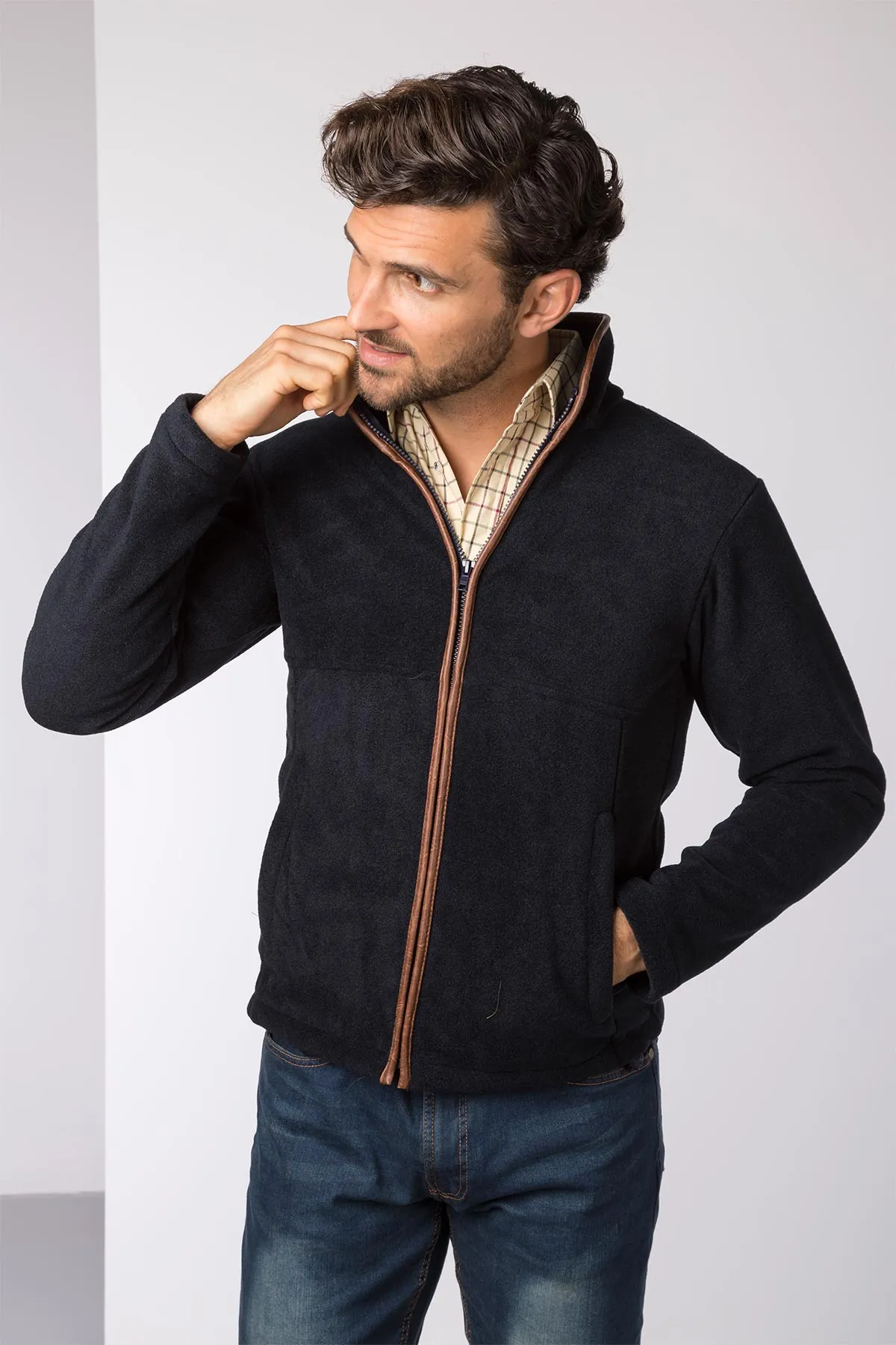 Mens Fleece Jacket - Harpham