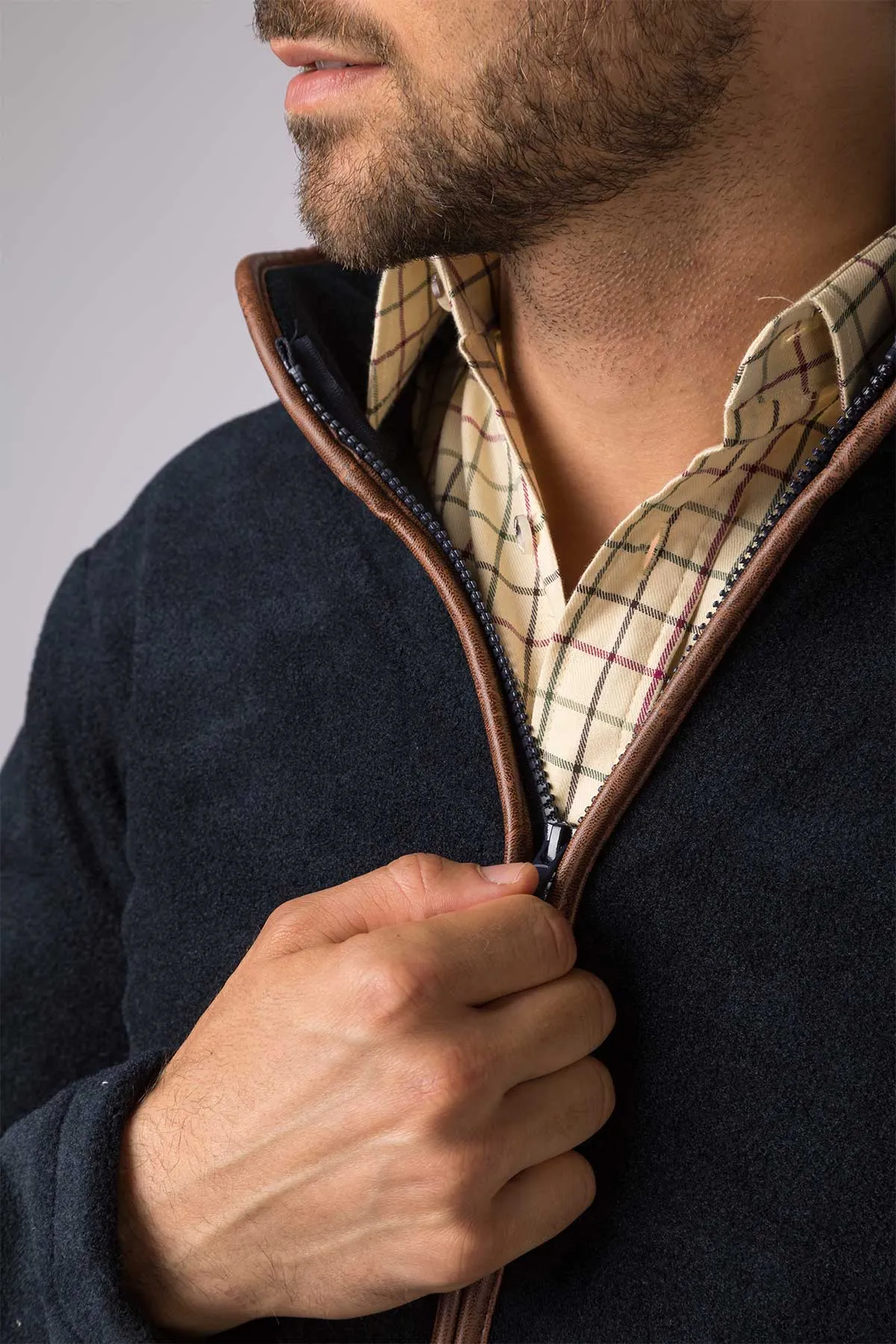 Mens Fleece Jacket - Harpham
