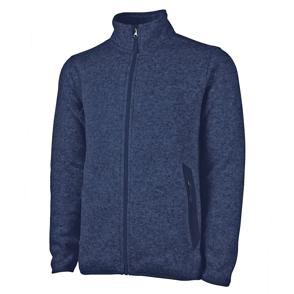 MEN'S HEATHERED FLEECE JACKET