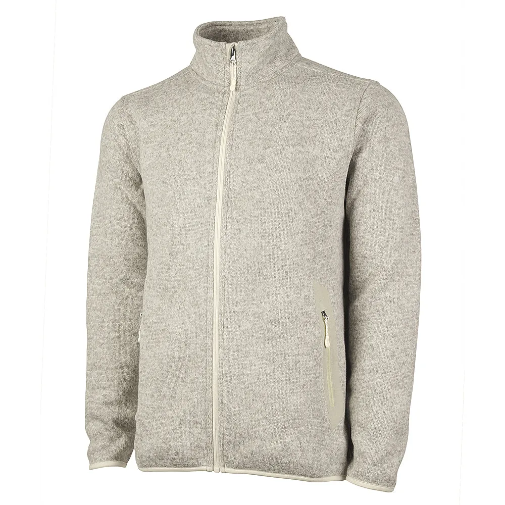 MEN'S HEATHERED FLEECE JACKET