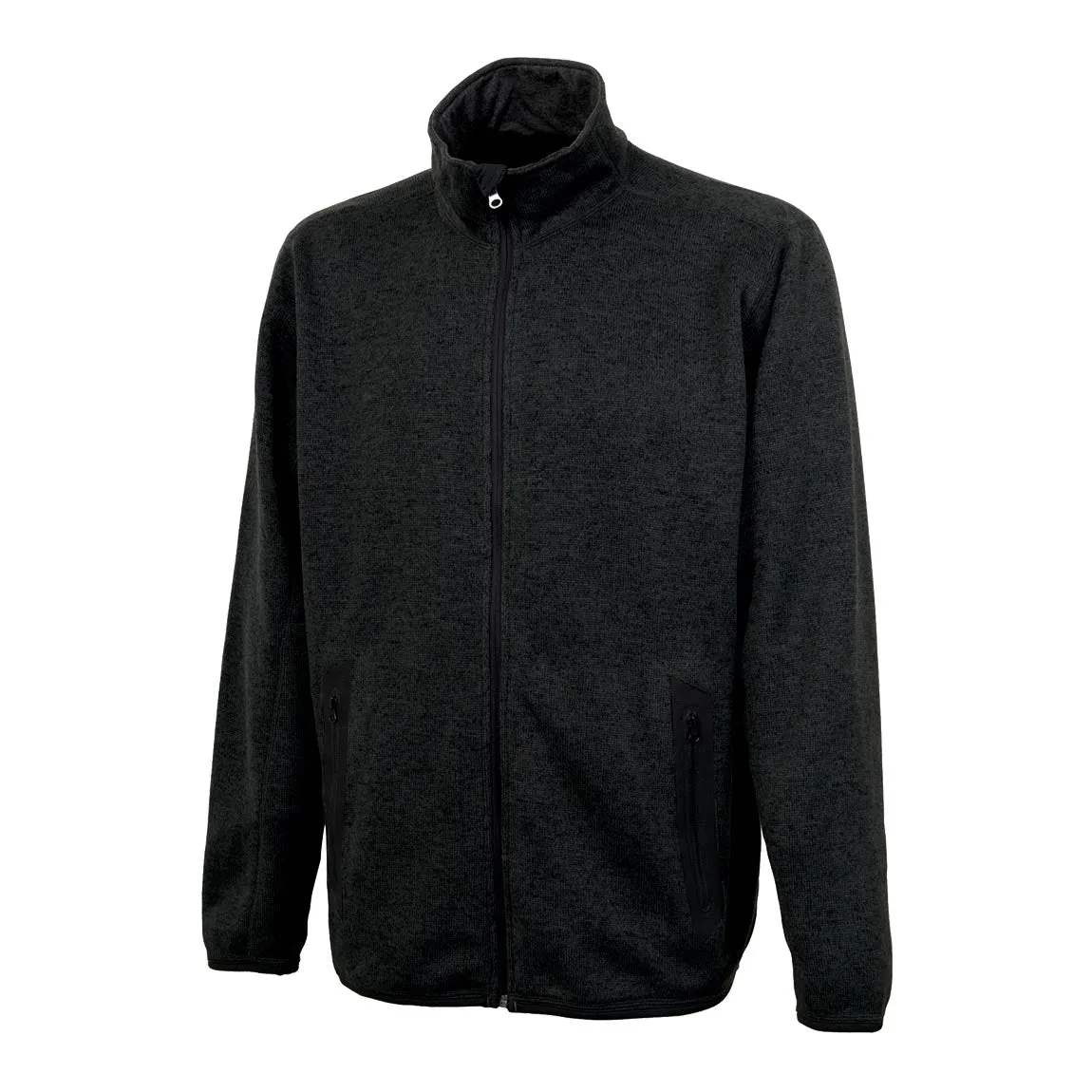 MEN'S HEATHERED FLEECE JACKET