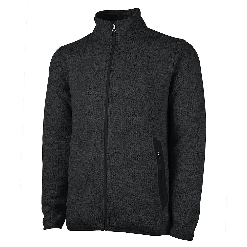 MEN'S HEATHERED FLEECE JACKET