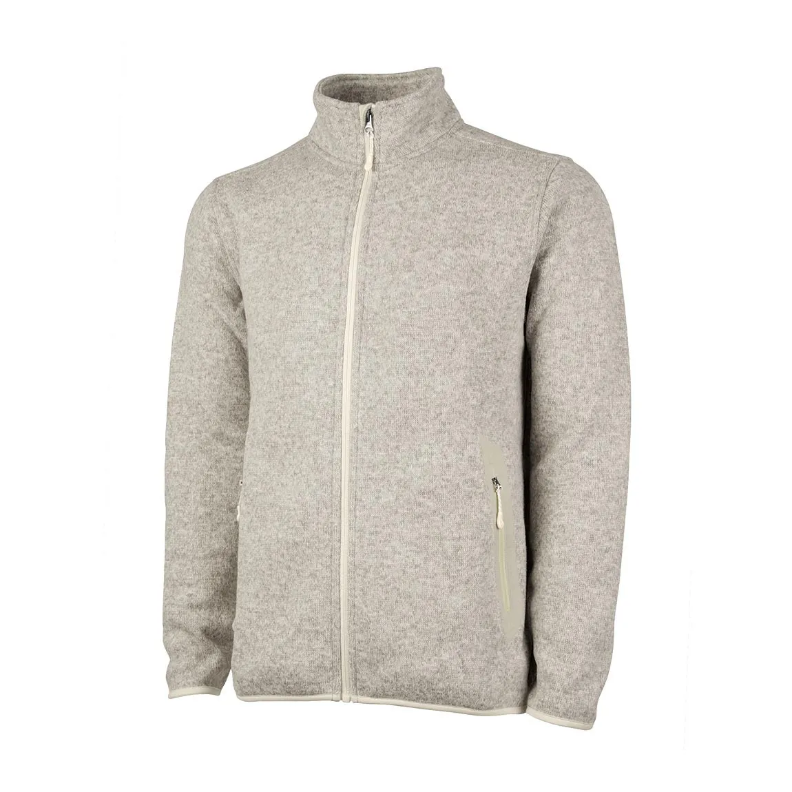 MEN'S HEATHERED FLEECE JACKET