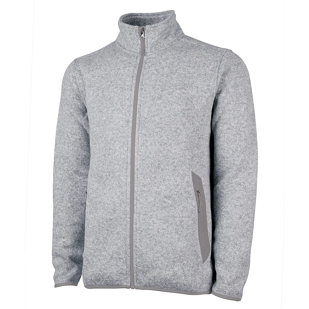 MEN'S HEATHERED FLEECE JACKET