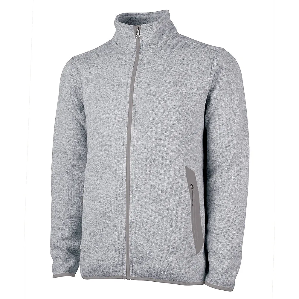 MEN'S HEATHERED FLEECE JACKET