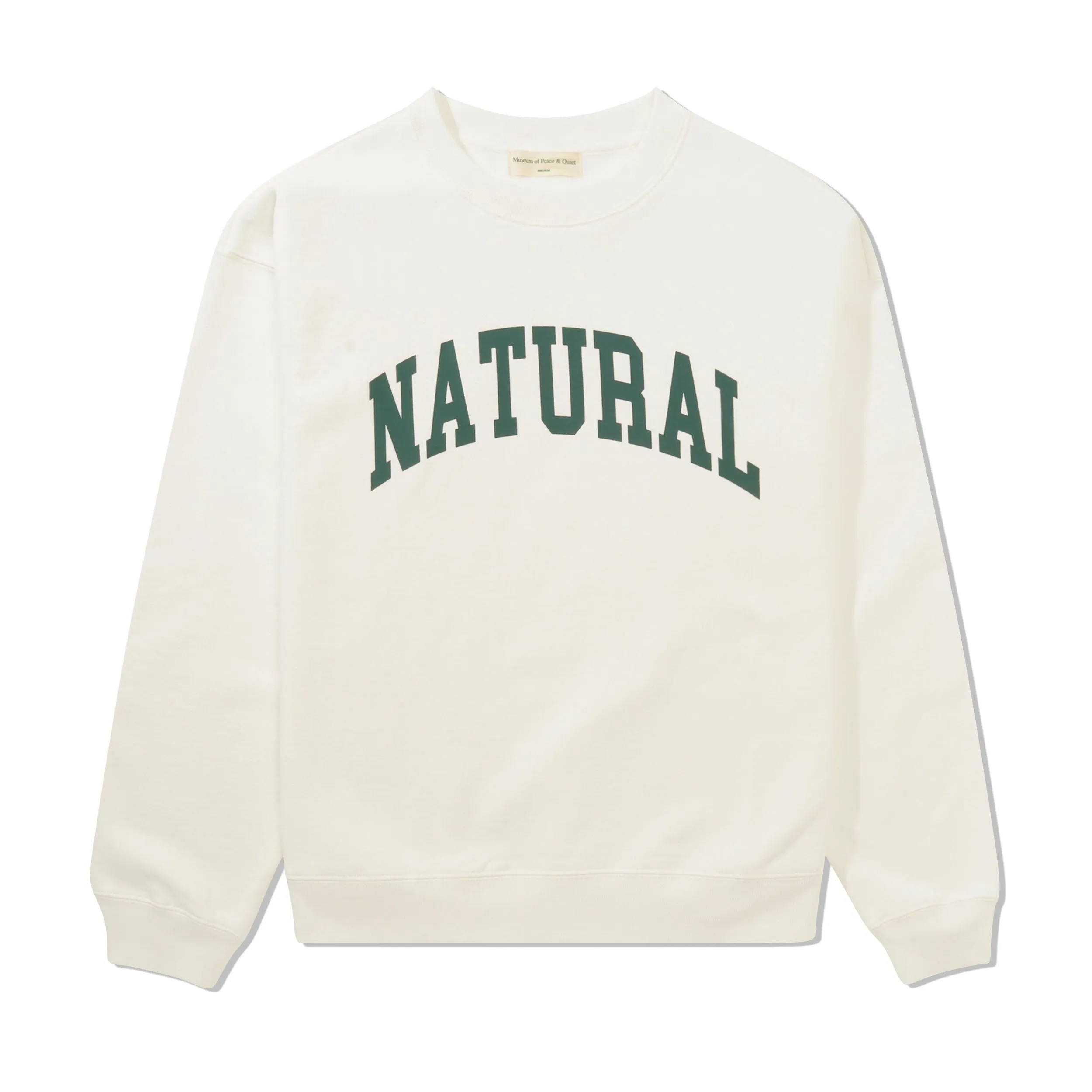 Natural Crewneck, White