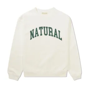 Natural Crewneck, White