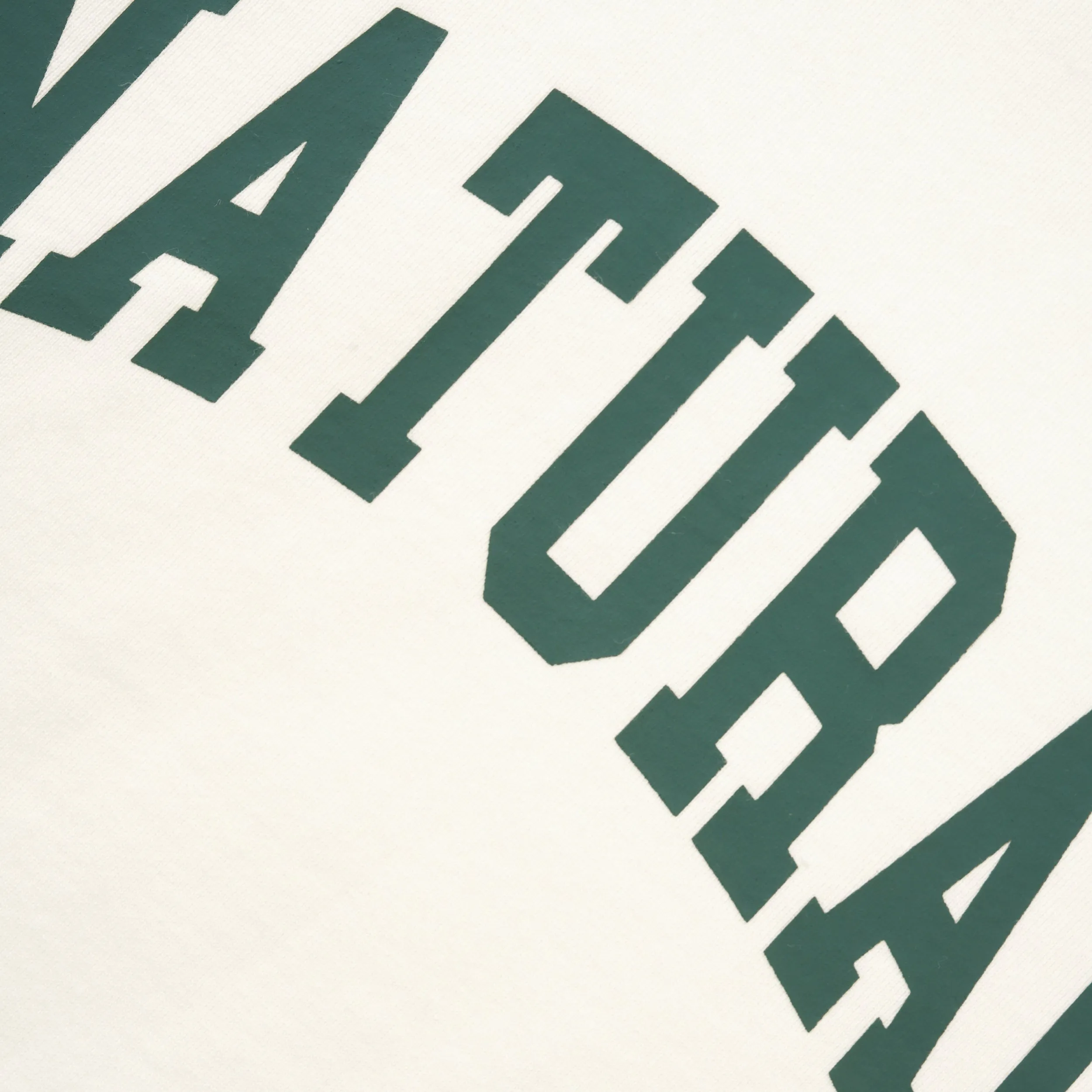 Natural Crewneck, White