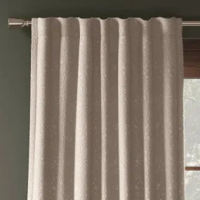 New - 50"x95" Blackout Embossed Velvet Curtain Panel Brown - Threshold