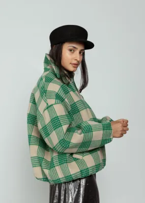 No. 6 Plaid Wicke Bomber Jacket
