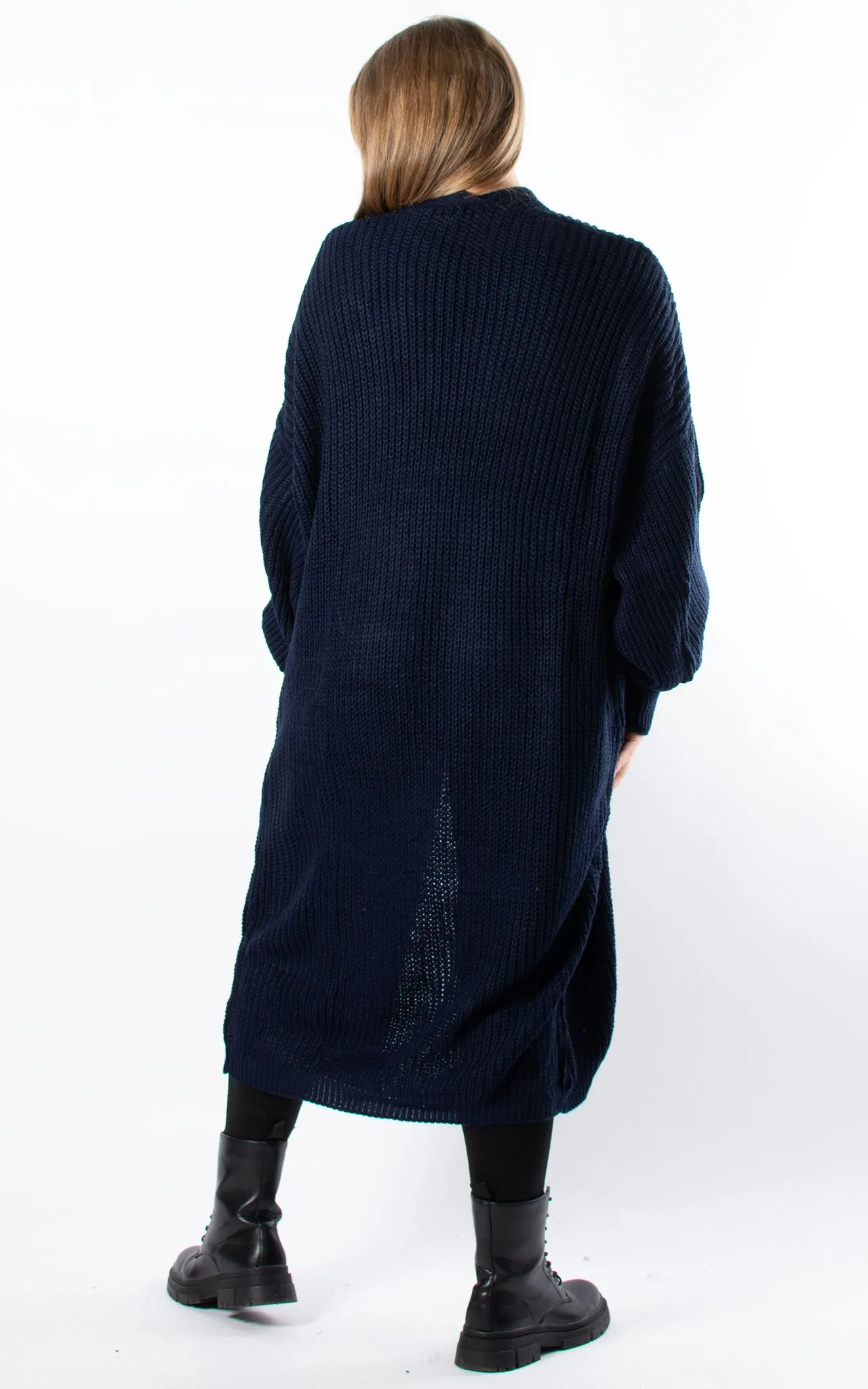 Ottie Oversized Cardigan | Navy