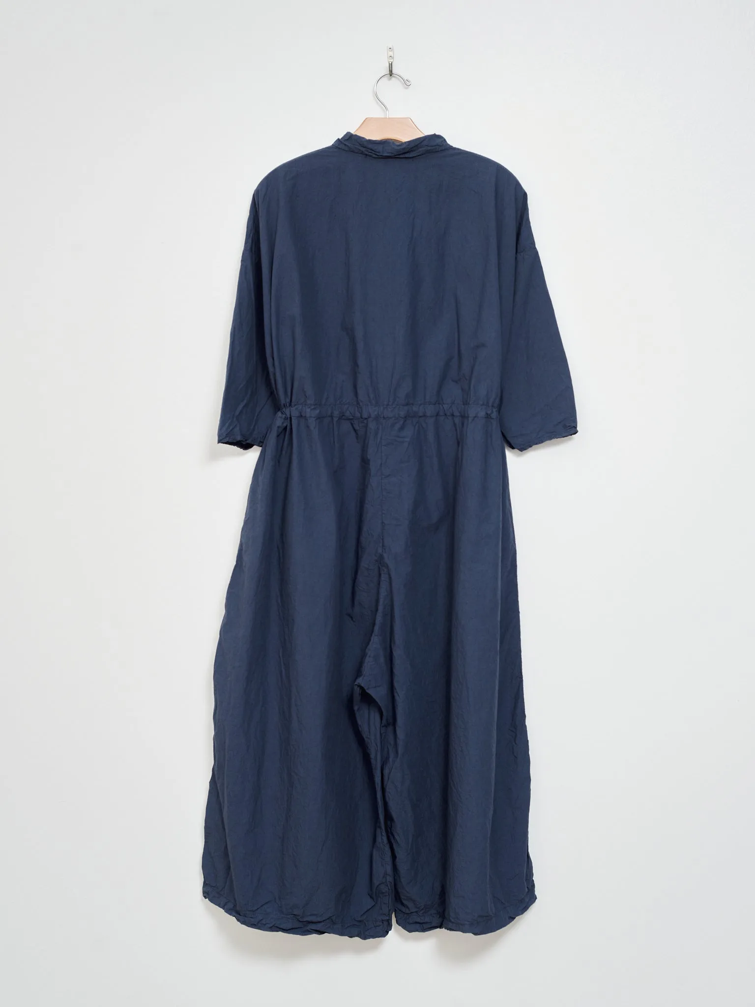 Oversized Collar Jumpsuit TC - Navy
