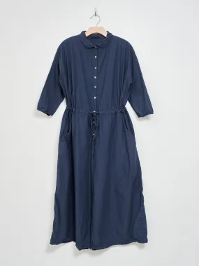 Oversized Collar Jumpsuit TC - Navy
