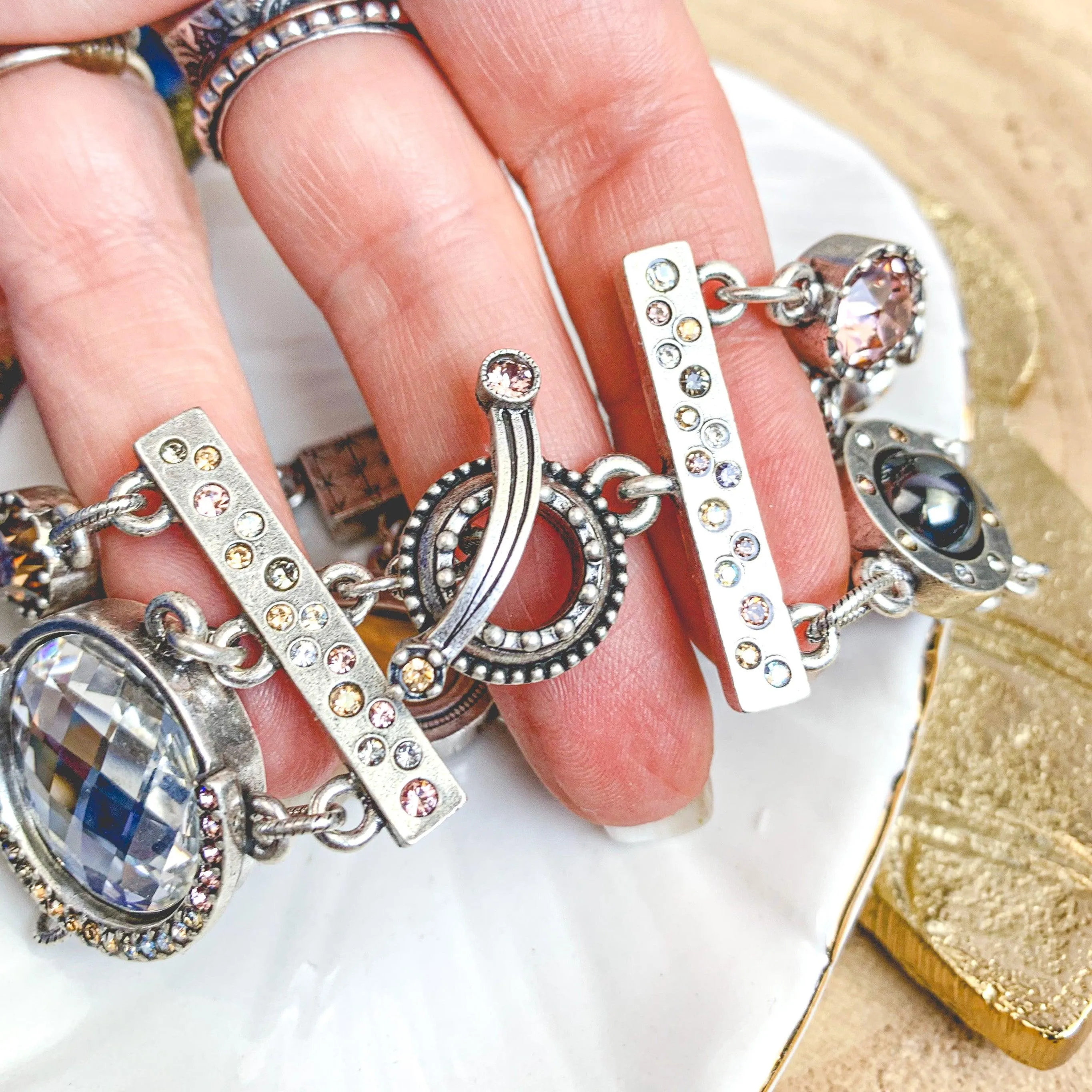 Patricia Locke Champagne Composition Bracelet